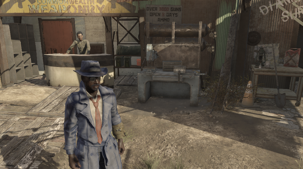 辐射4 人物美化 风衣外套 截图