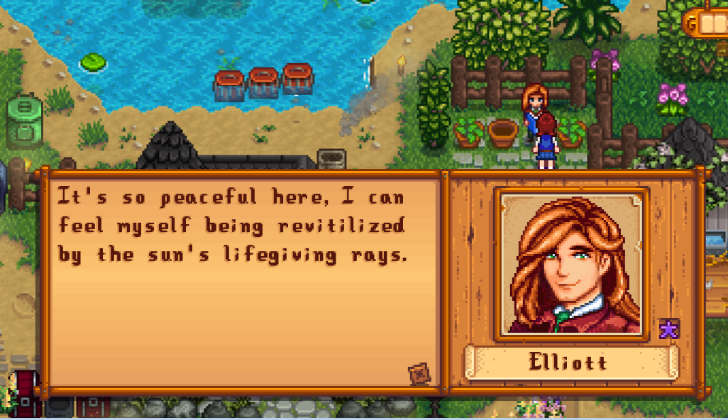 星露谷物语 人物美化 elliot婚姻对话扩展 截图