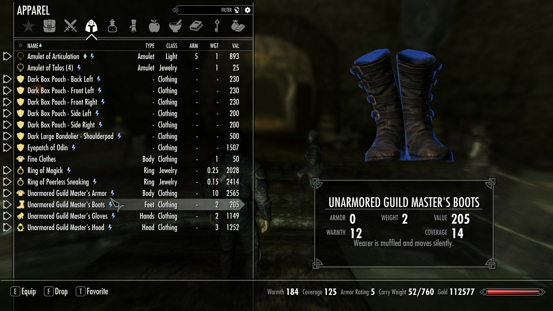 Unarmored Thieves Guild Garments 盗贼行会服装下载 V1 0版本 上古卷轴5 天际mod下载 3dm Mod站