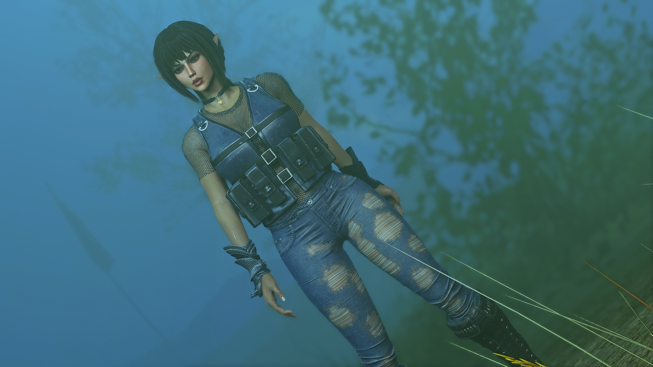 辐射4 人物美化 vtaw衣柜4-cbbe-bodyslide 截图