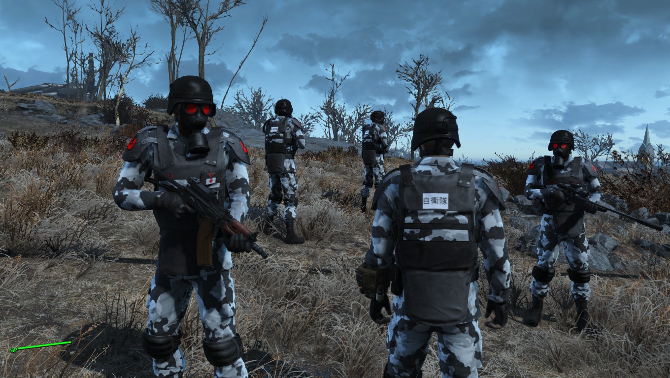 辐射4jdf装甲孤独的流浪者版