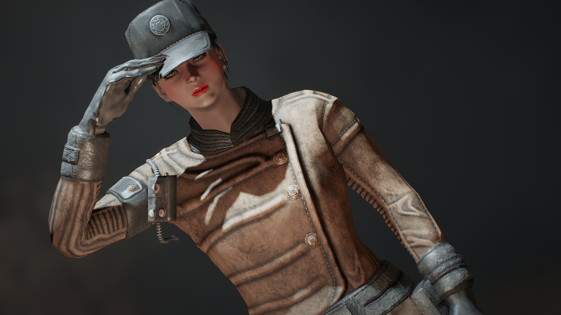 辐射4 人物美化 校长制服 截图