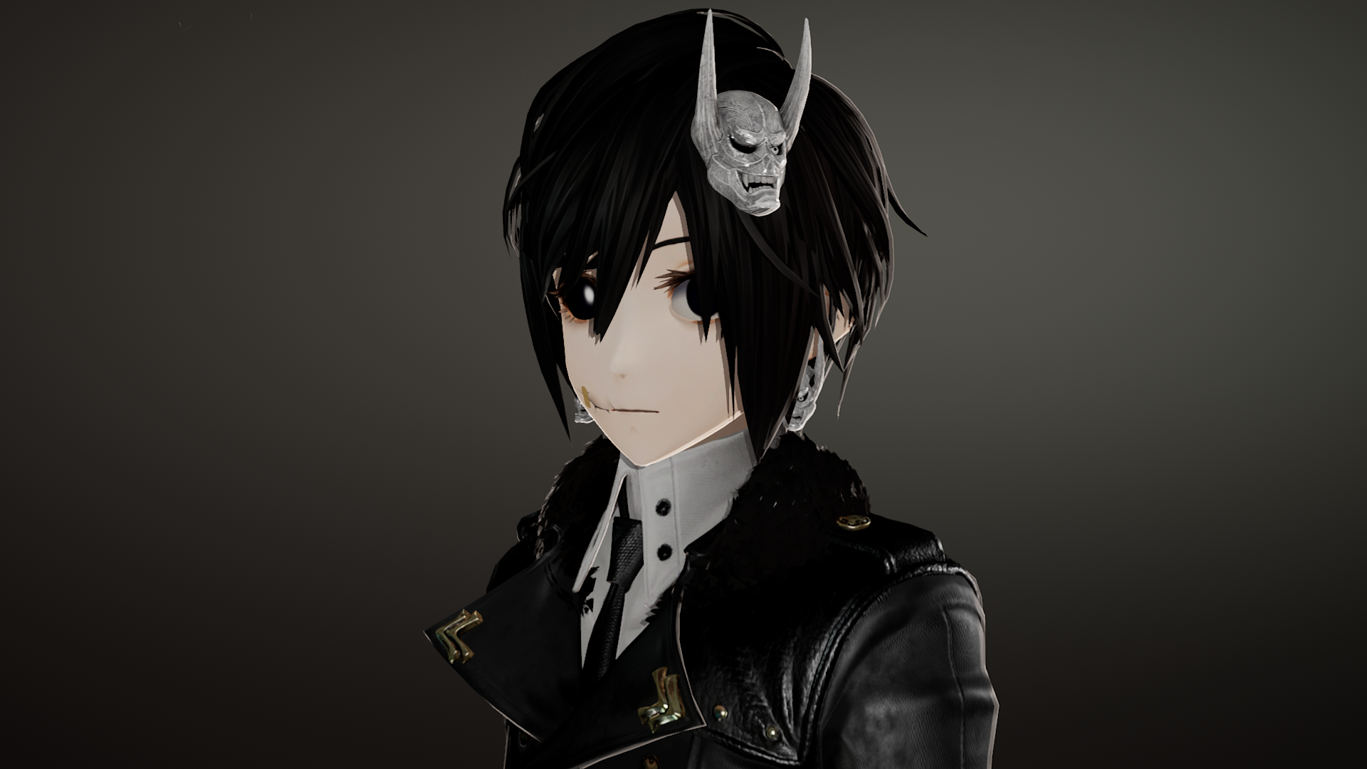 噬血代码 人物服装 黑色面罩的猎人-配件替代品 截图