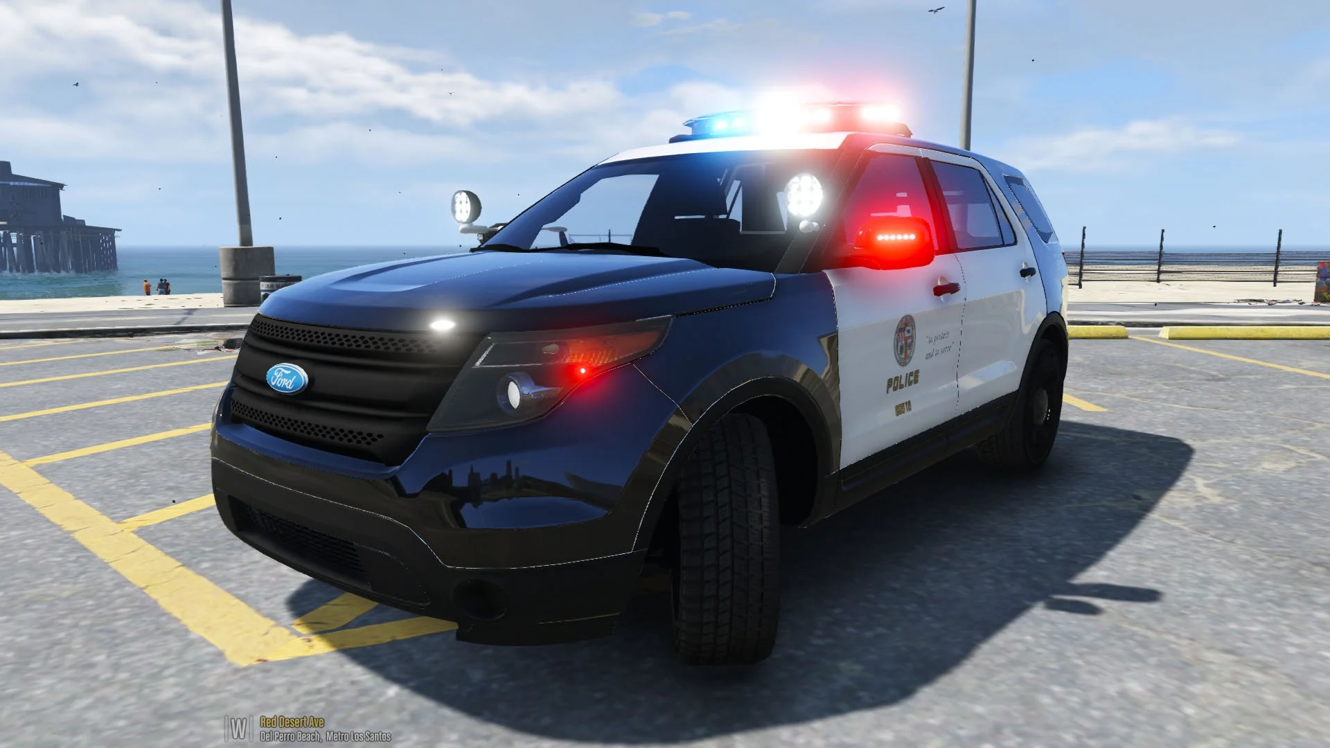 洛杉矶警署2014年福特探险家警察拦截工具下载 V2 0a版本 侠盗猎车手5