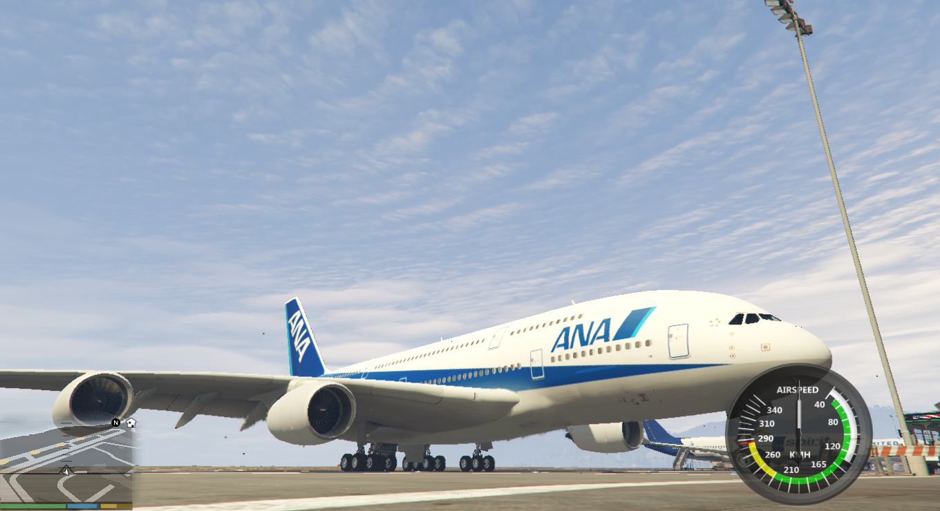 空客a380800飞机全日空中国南方航空新加坡航空马来西亚韩亚航空