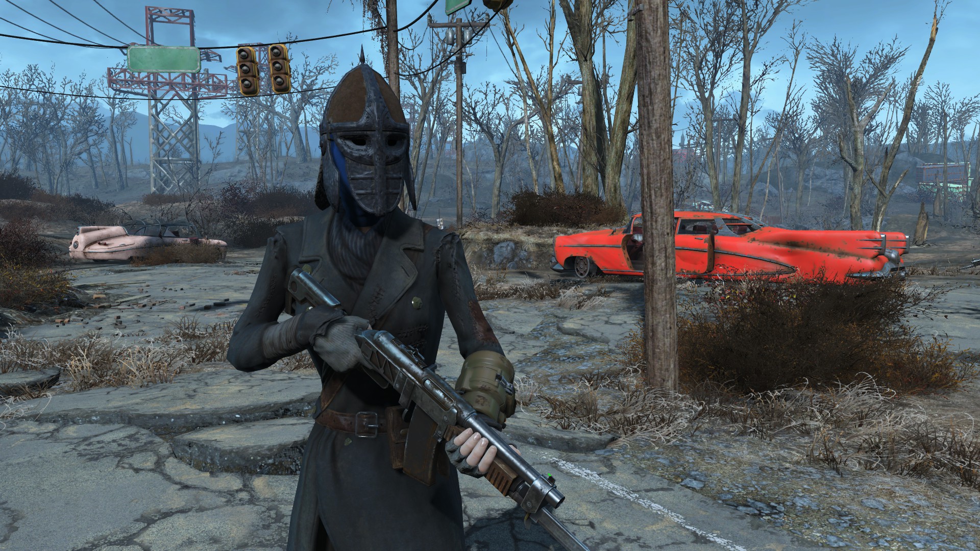 辐射4 武器装备 《上古卷轴5》守卫头盔 截图