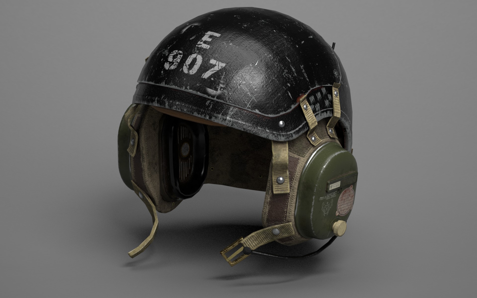 辐射4 武器装备 坦克头盔 截图