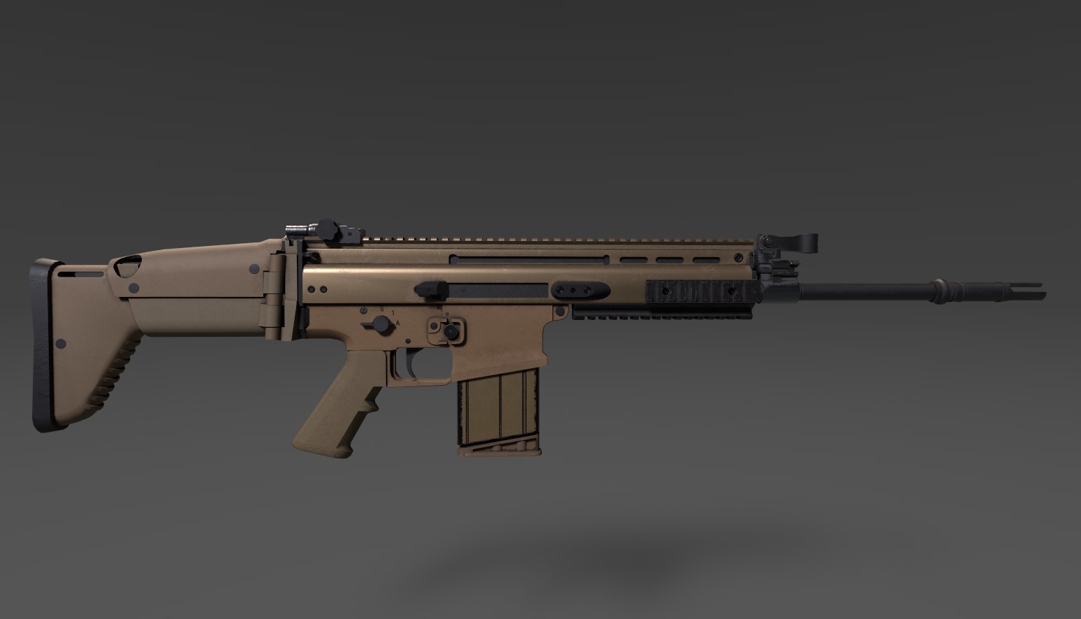 辐射4 武器装备 fn scar-h 7.62x51 截图