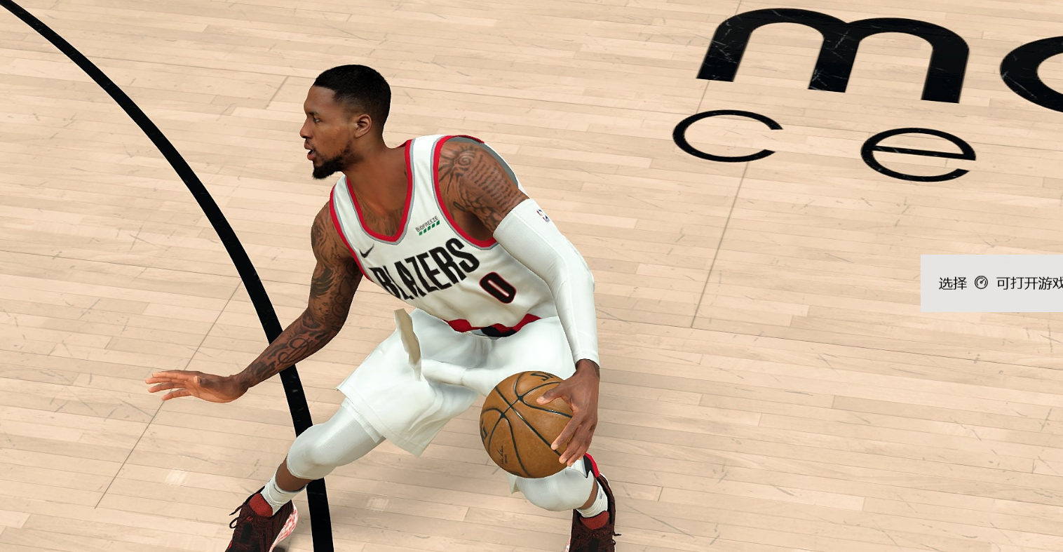 nba 2k21 面扑 开拓者-利拉德 截图