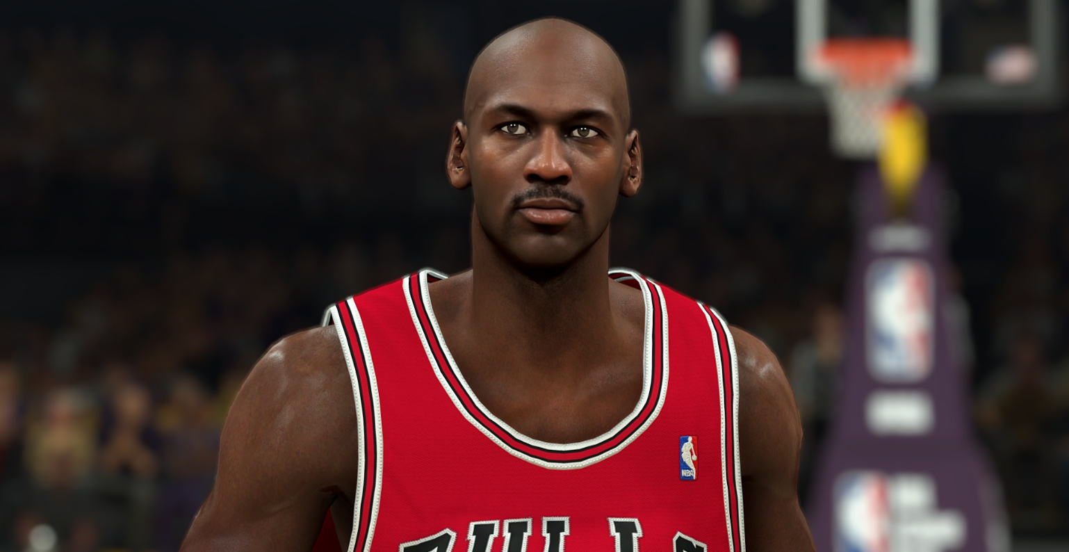 nba 2k21 面扑 公牛-乔丹 截图