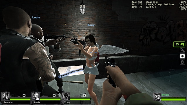 天使佐伊下载-v1.0版本-求生之路2 mod下载-3dm mod站