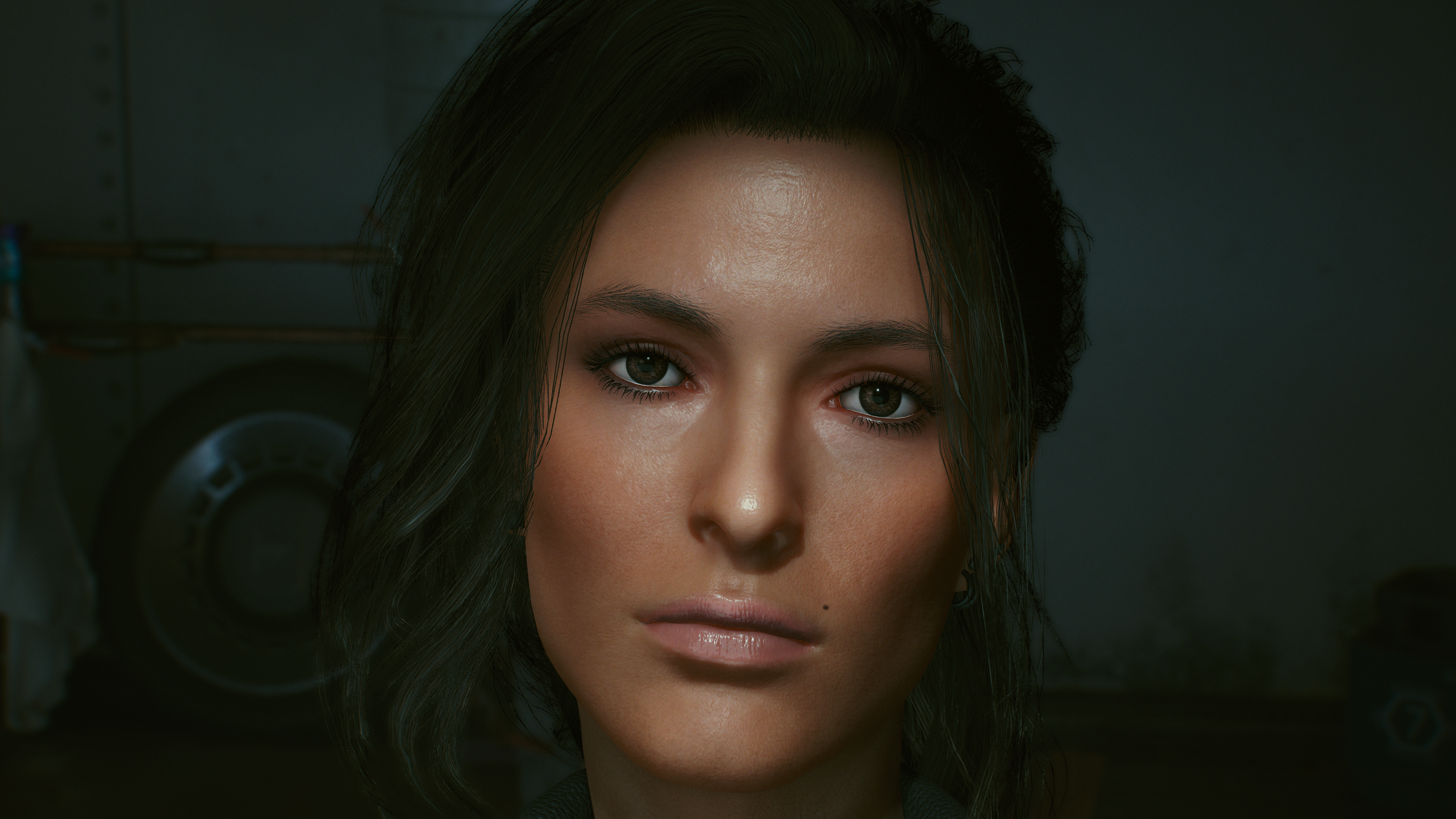 赛博朋克2077 人物角色 kala的女性肤色 截图