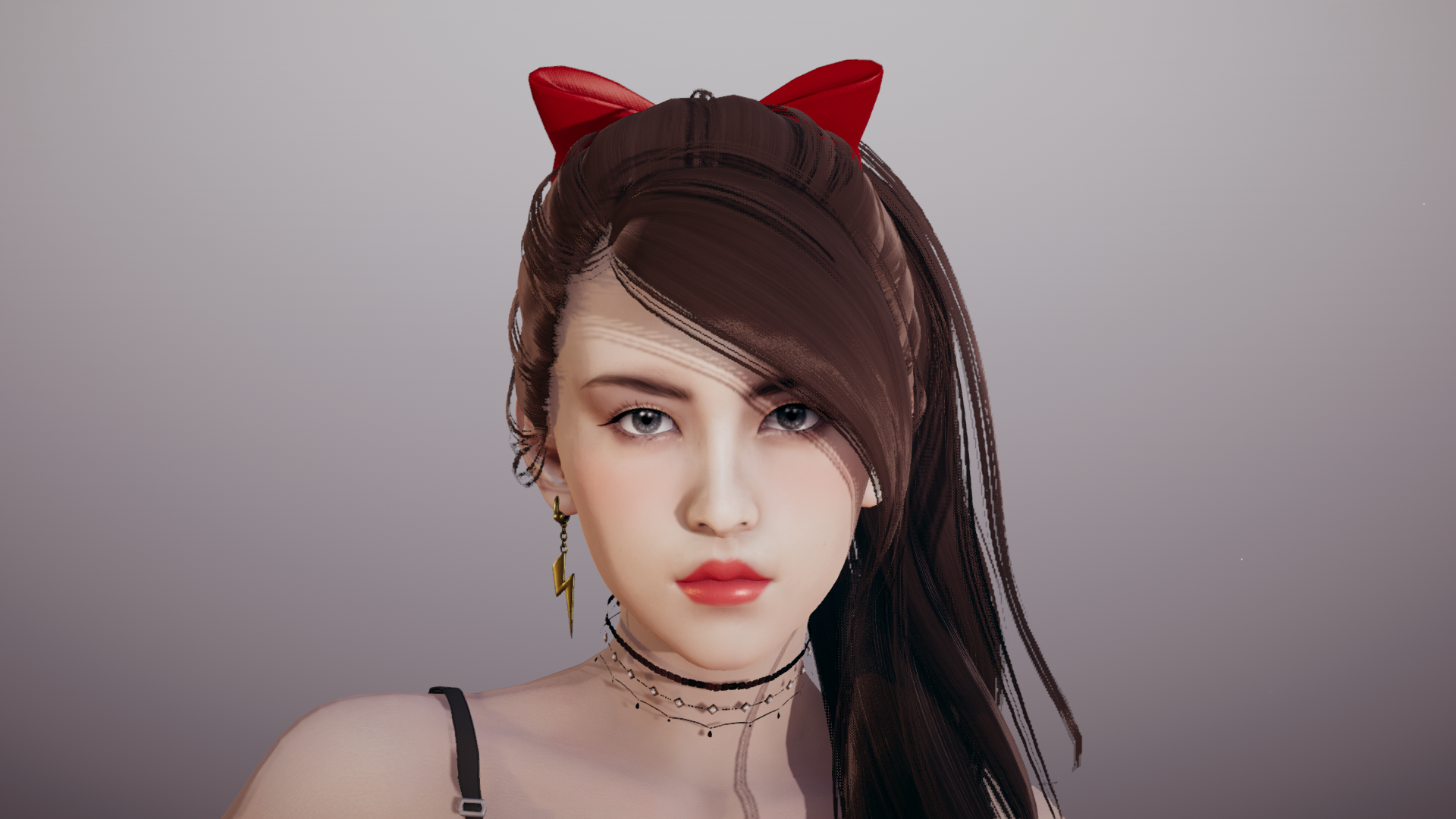 ai 少女 捏脸数据 邻居家的大长腿 截图