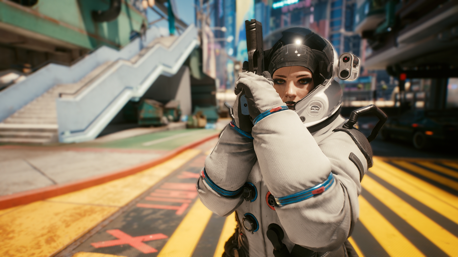 赛博朋克2077 武器装备 太空服 截图