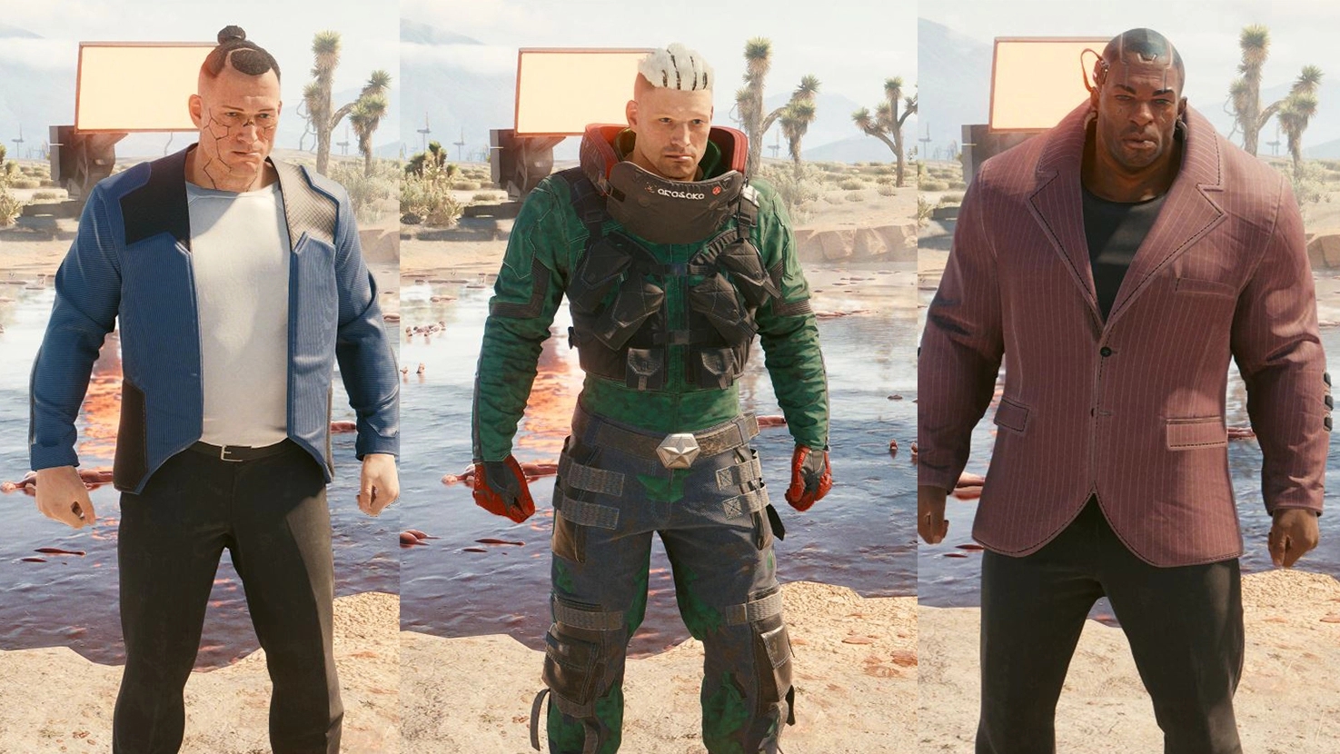 赛博朋克2077 人物角色 夜城的幽灵(未使用的外观) 截图