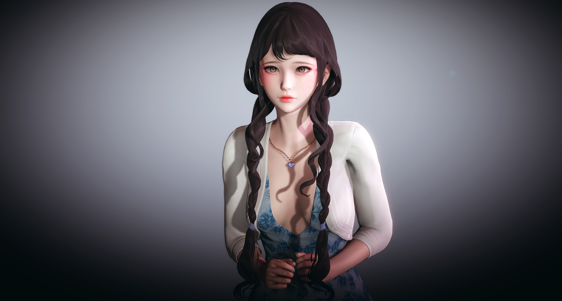 ai 少女 捏脸数据 羽雪精品邻家乖妹妹 截图