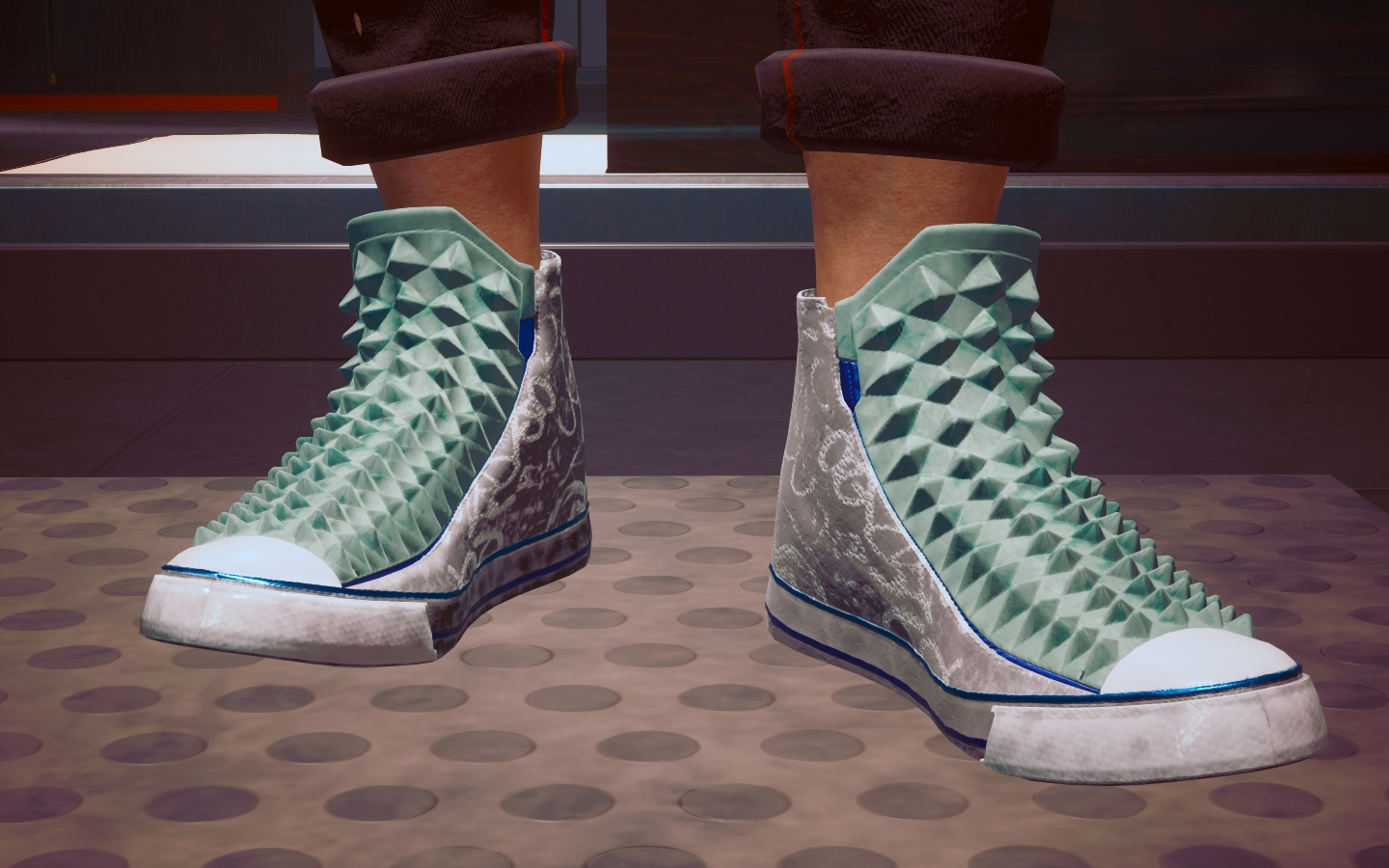 赛博朋克2077 武器装备 男v尖头运动鞋 截图