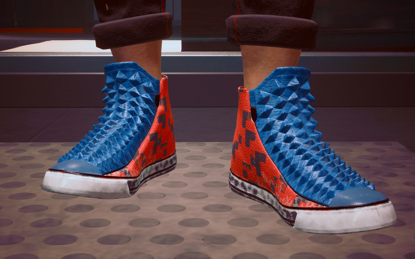 赛博朋克2077 武器装备 男v尖头运动鞋 截图