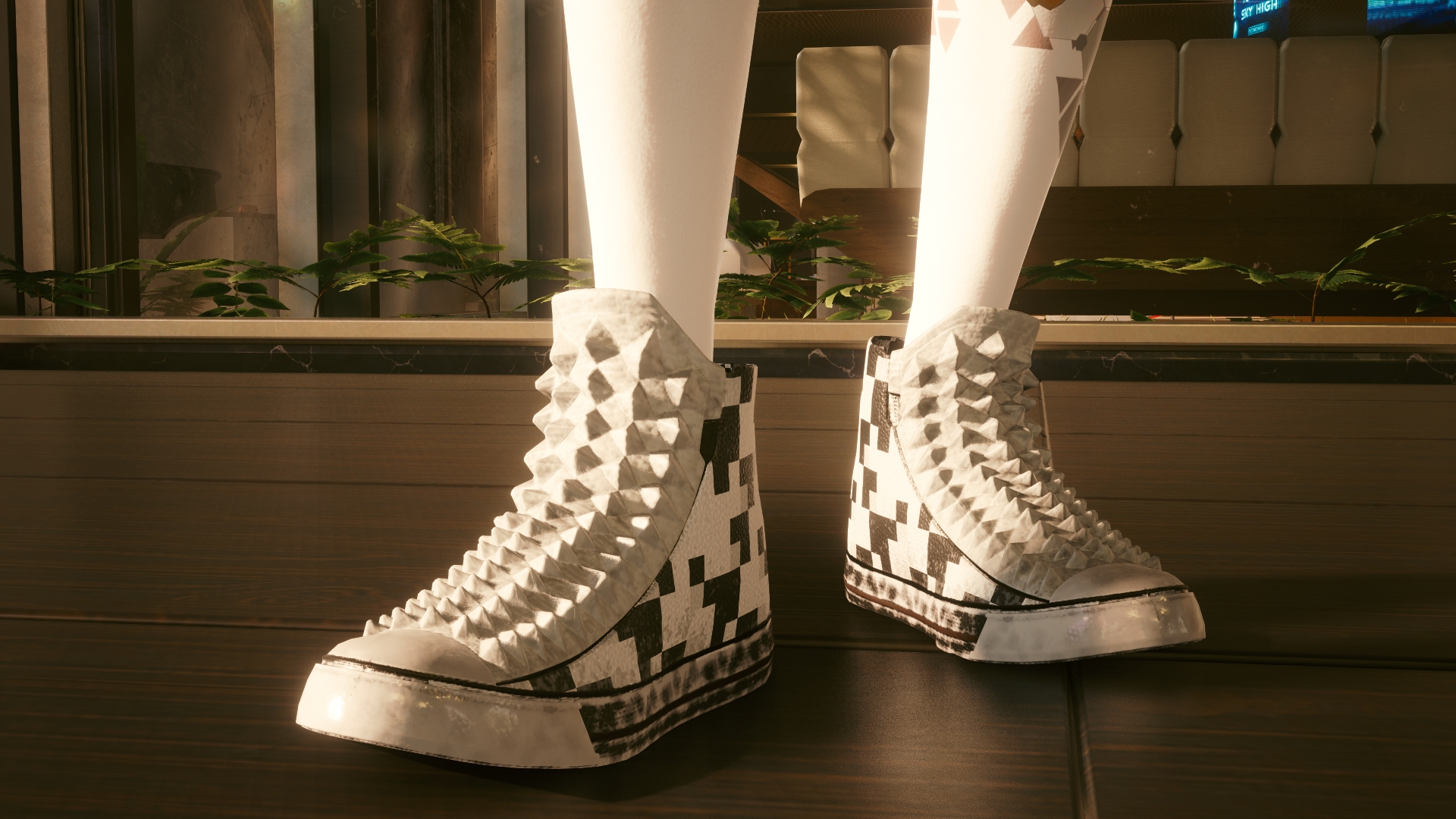 赛博朋克2077 武器装备 女式v钉鞋 截图