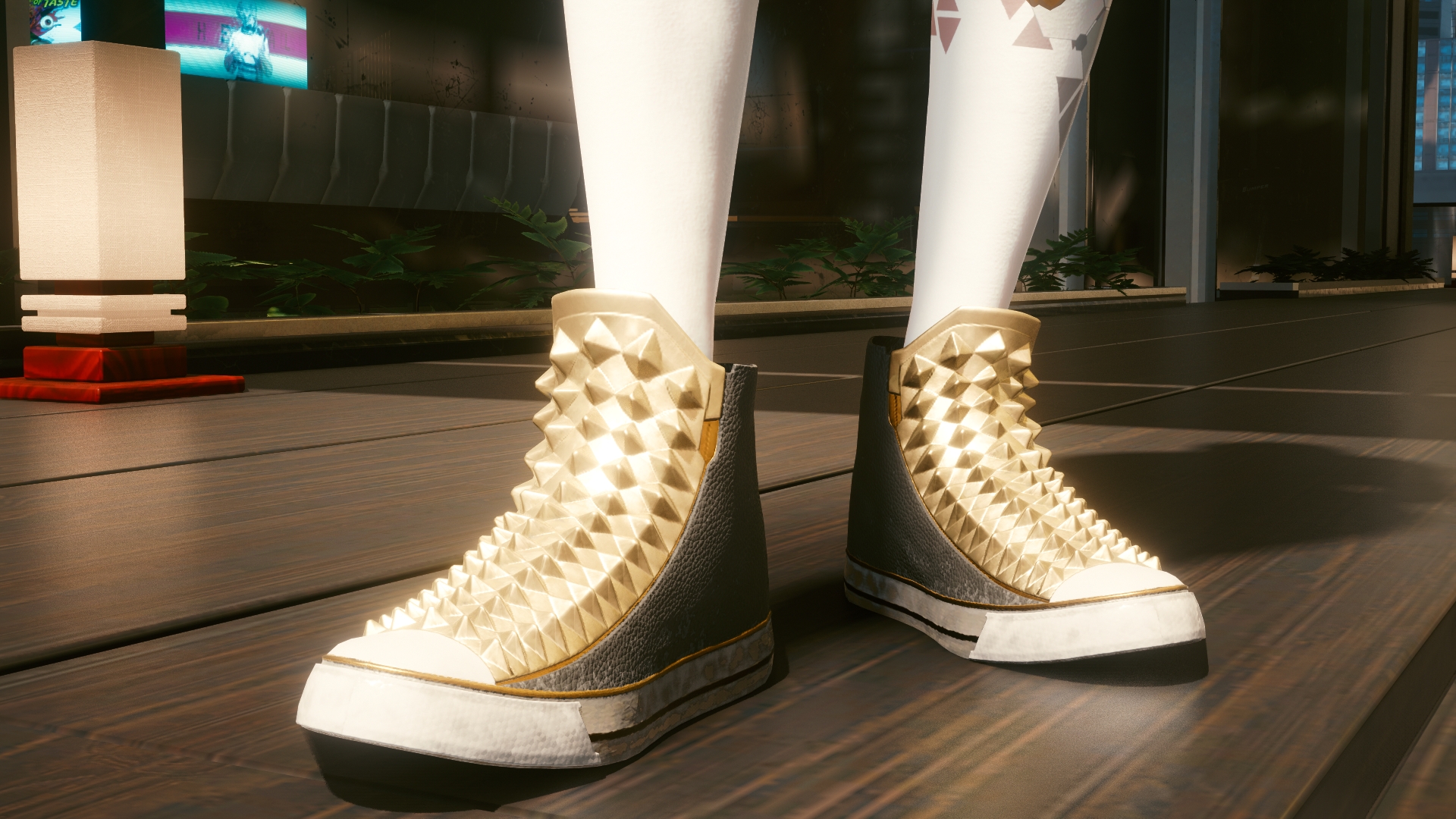 赛博朋克2077 武器装备 女式v钉鞋 截图