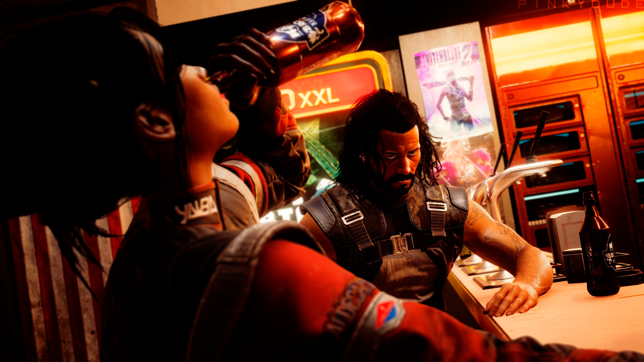 赛博朋克2077 人物角色 扮演npc进行游戏 截图