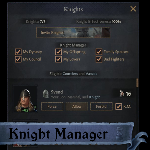（1.4.*）骑士管理器 Knight Manager