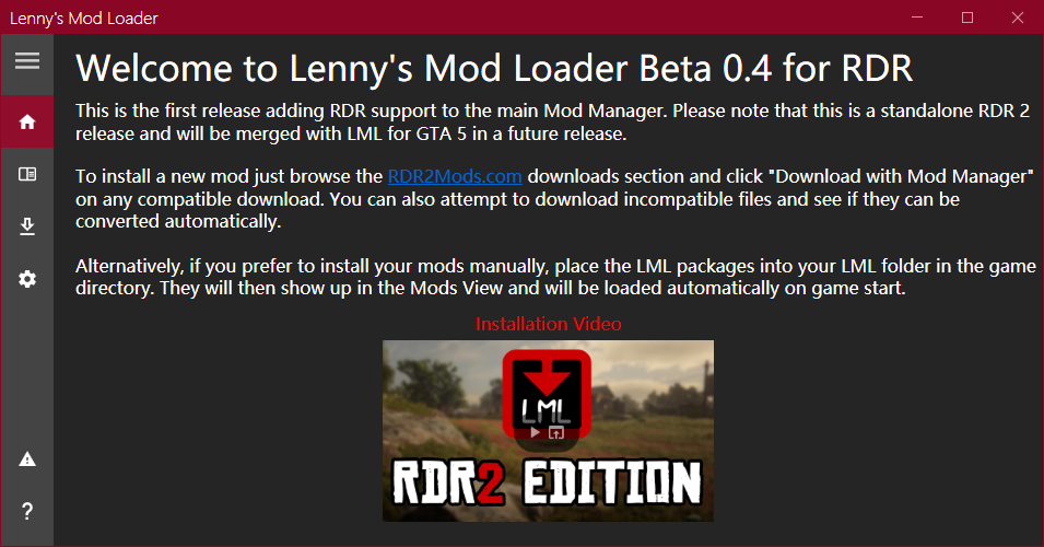 【LML】荒野大镖客2 Lenny's  Mod管理器（Lenny's Mod Loader）