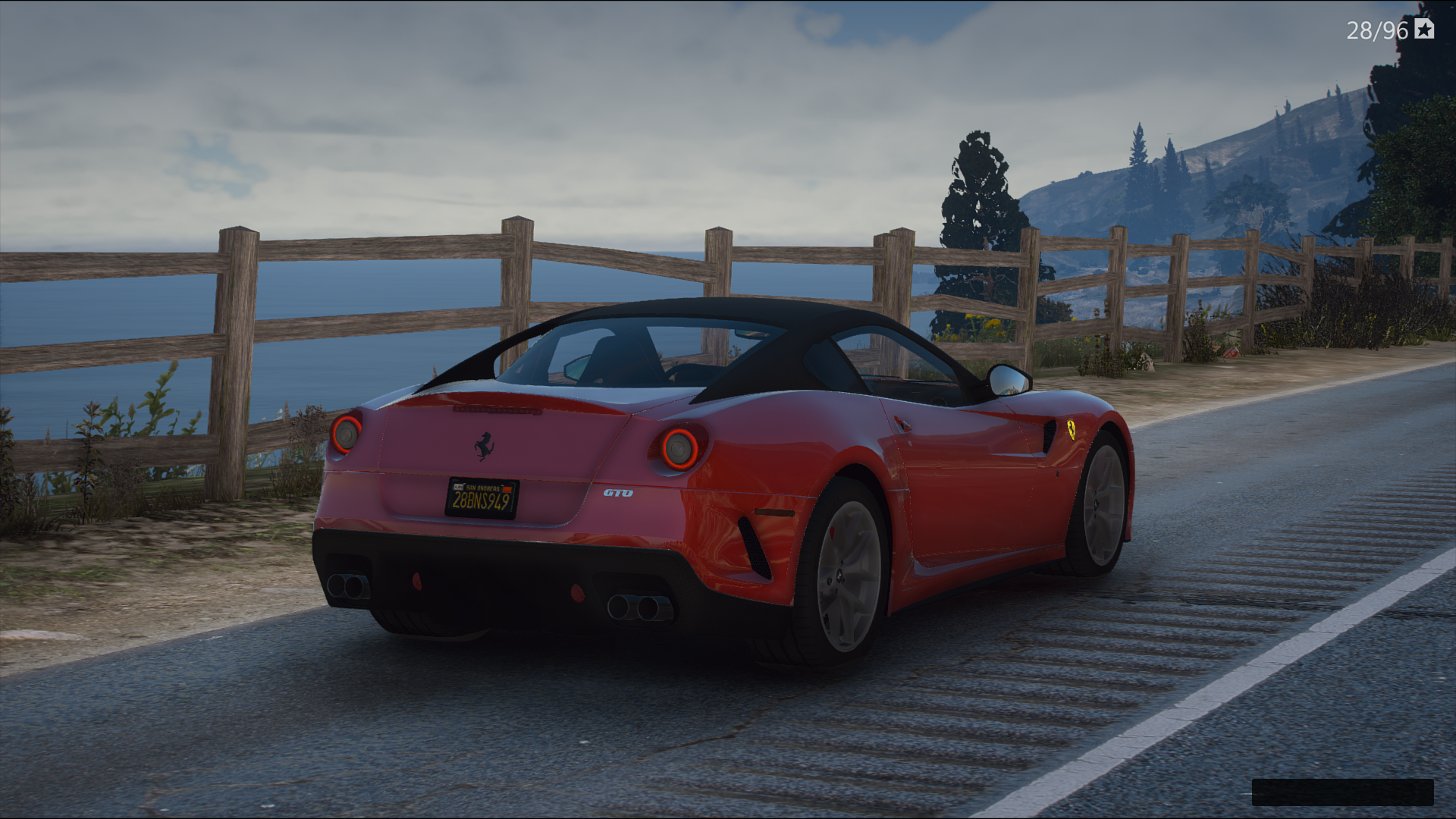 侠盗猎车手系列 人物角色[gta5]法拉利599gto 添加式载具mod 截图