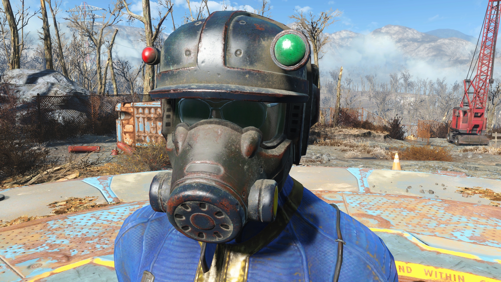 辐射4 武器装备 海军作战头盔透明面罩 截图