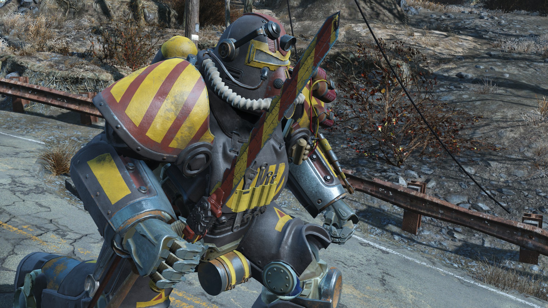 辐射4 载具装甲 settler vigilante 动力装甲 截图