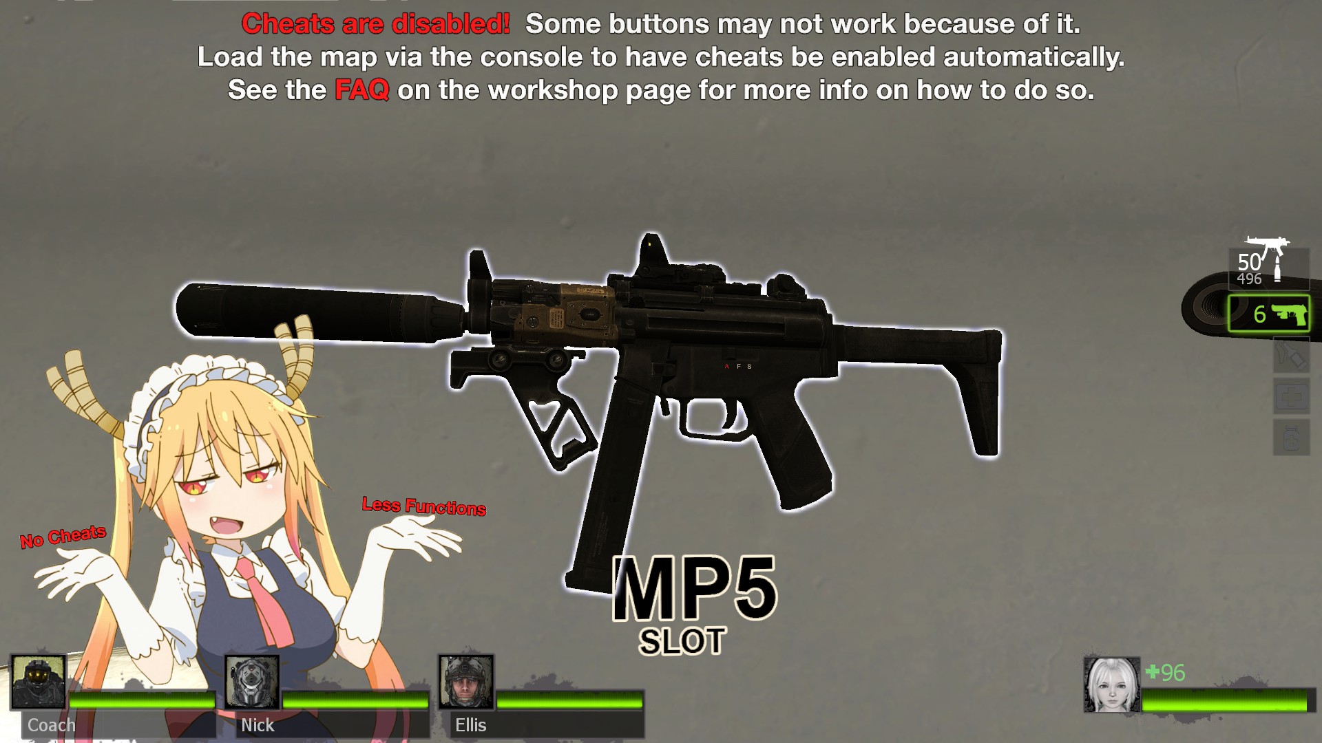替换消音红点MP5.