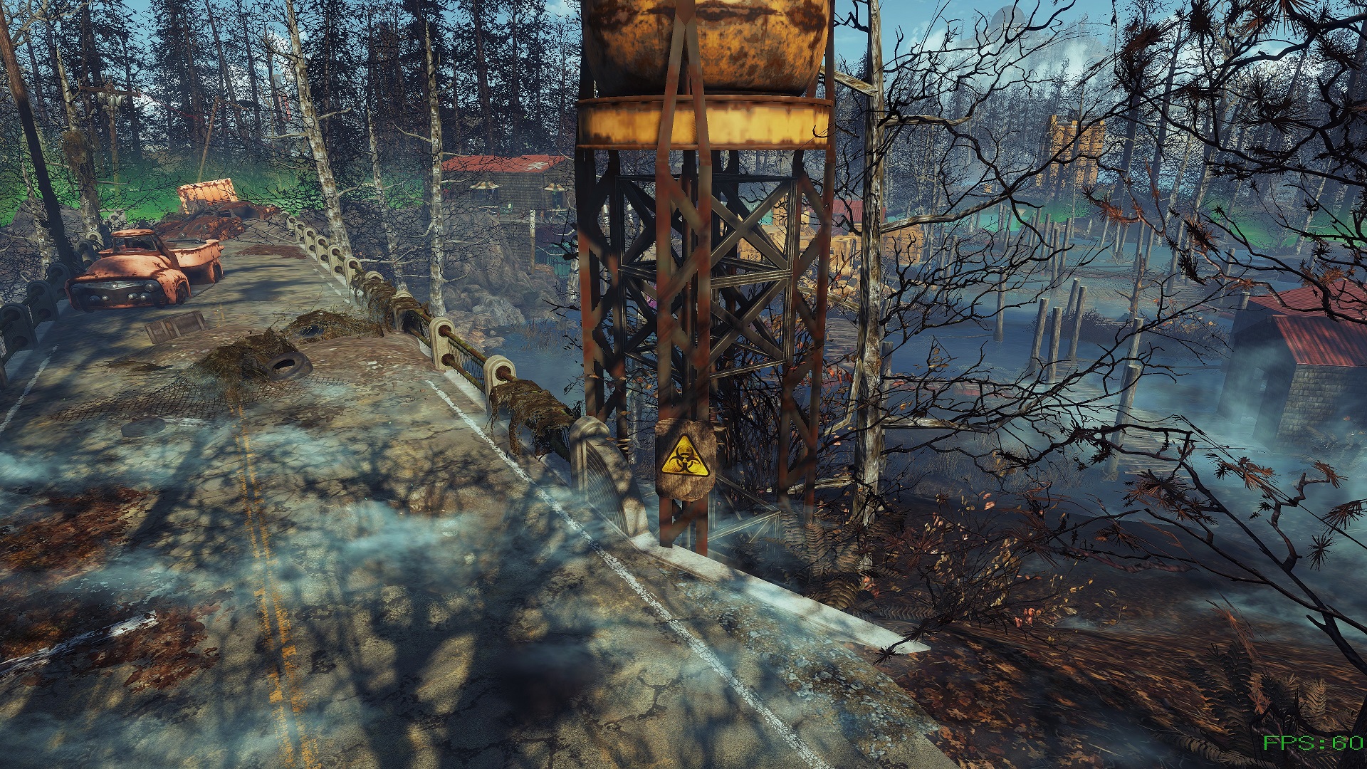 辐射4 据点建造 远港 - tarberry bog settlement 截图