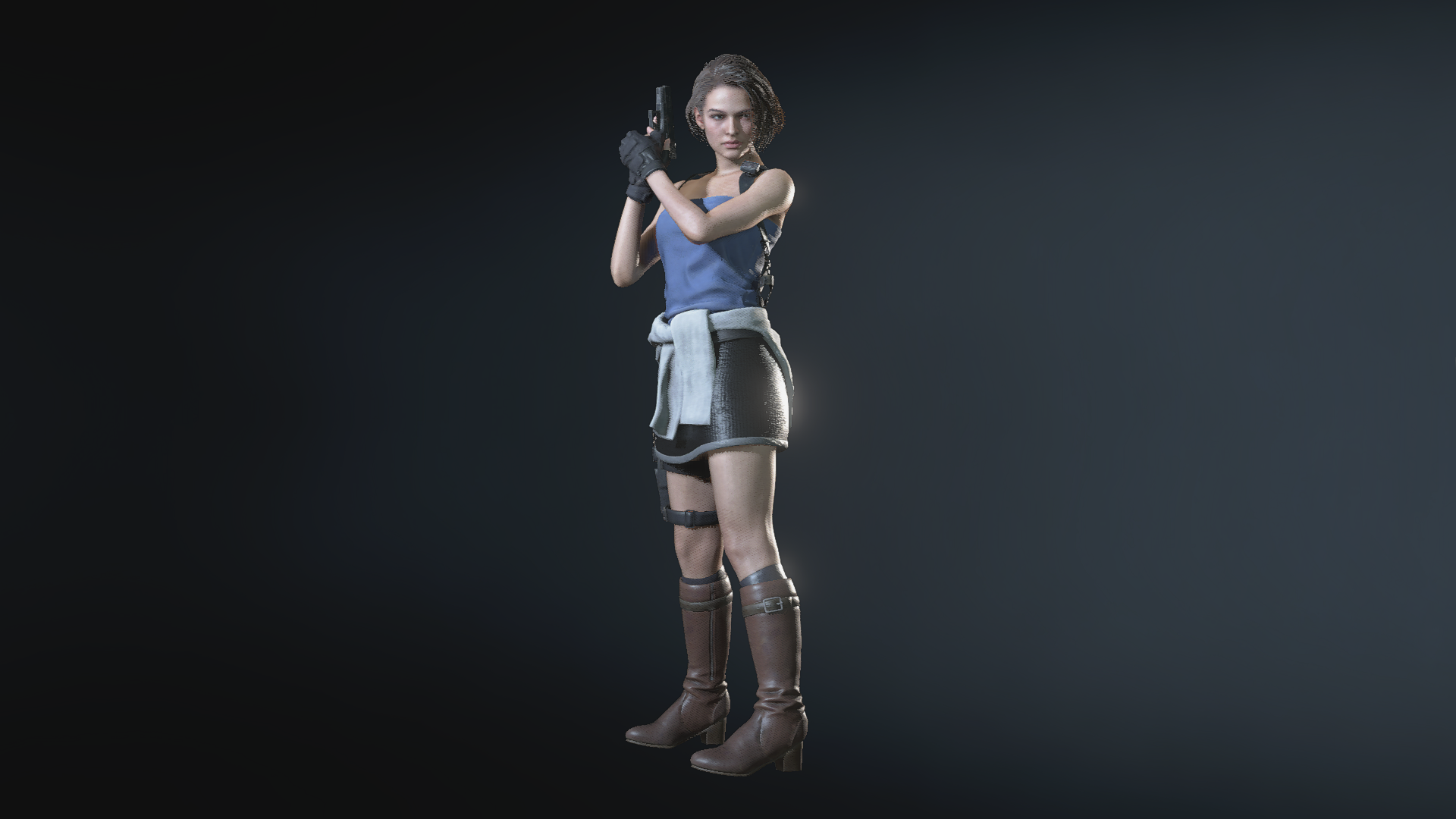 生化危机3:重制版 人物替换 吉尔经典服装(带装备和手套)替换默认服装