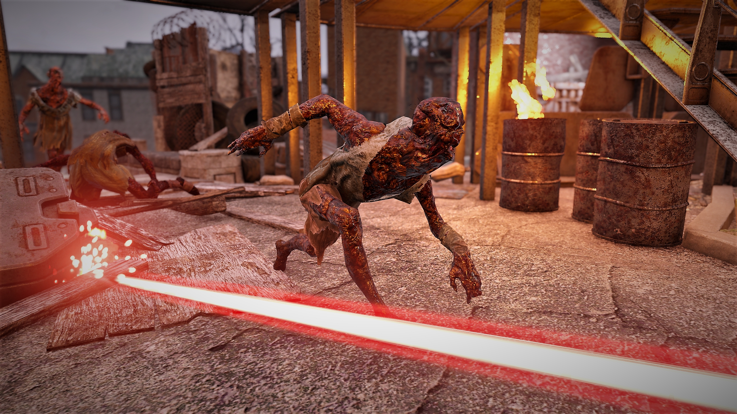 辐射4 npc同伴 可怕的野性食尸鬼 截图