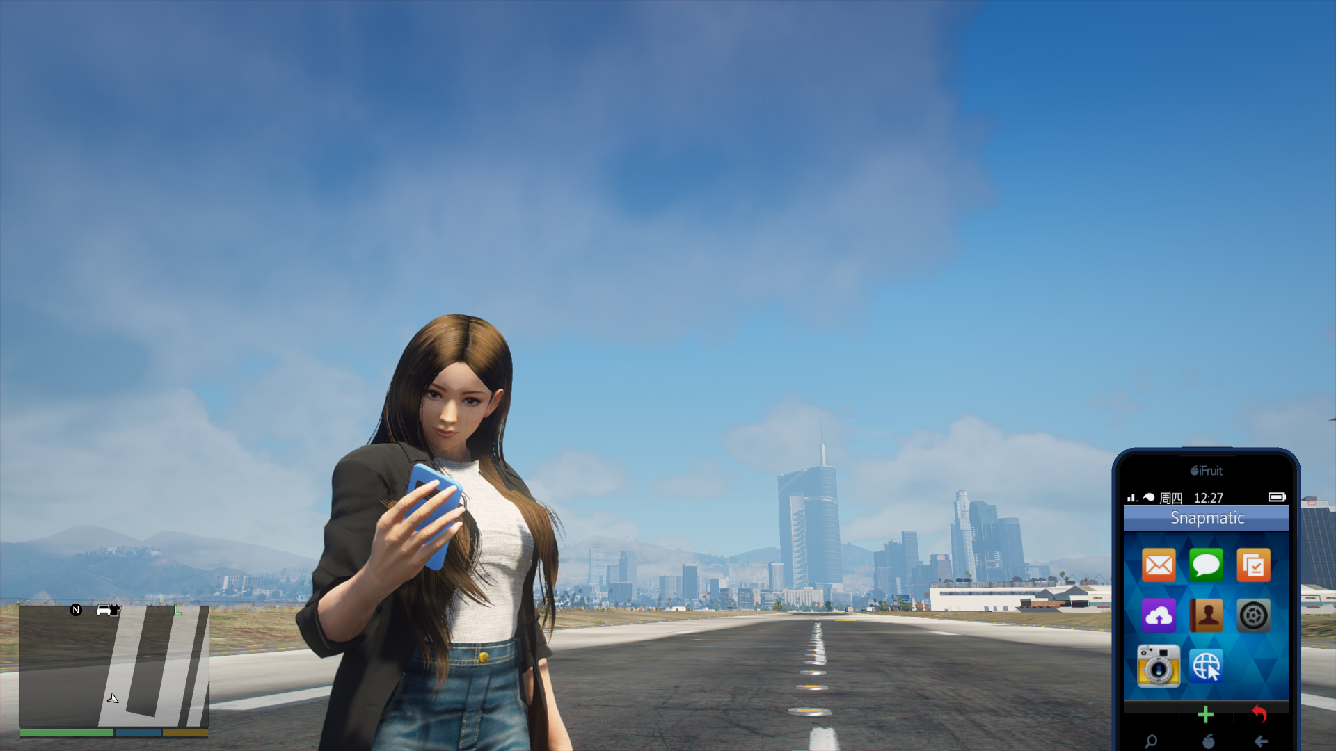 侠盗猎车手系列 [gta5]不知火舞韩,中,日,snk版 mod v1.