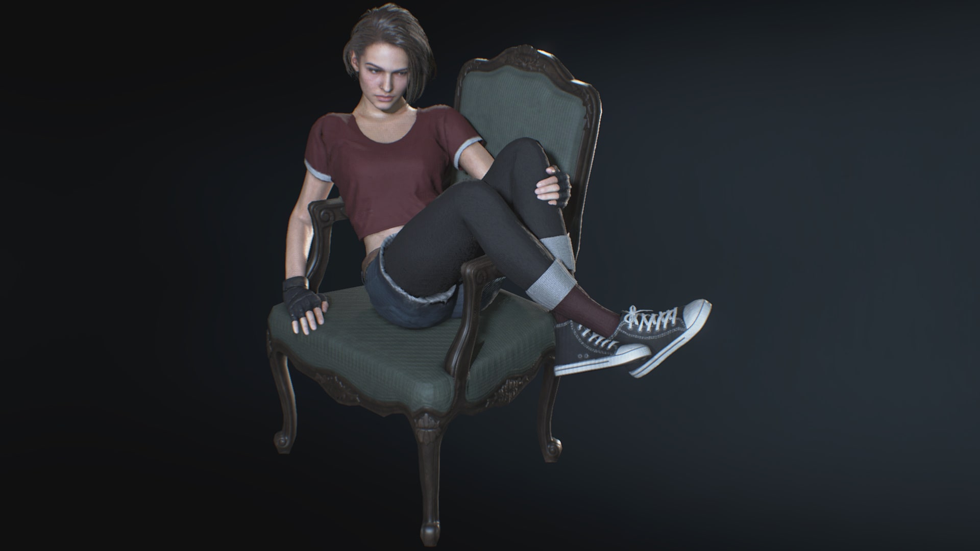 吉尔的椅子姿势 - 模型查看器