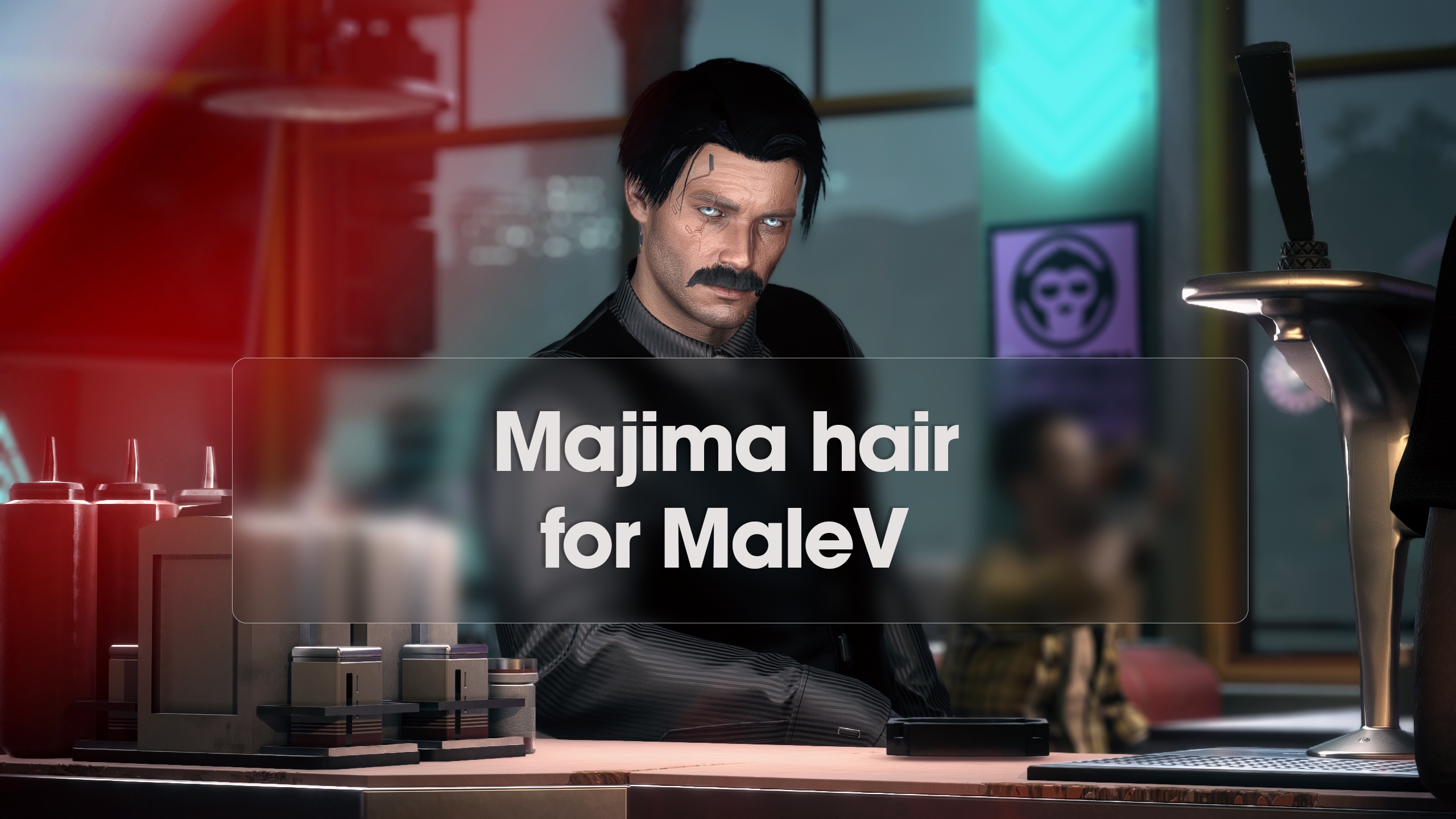 Goro Majima 的头发