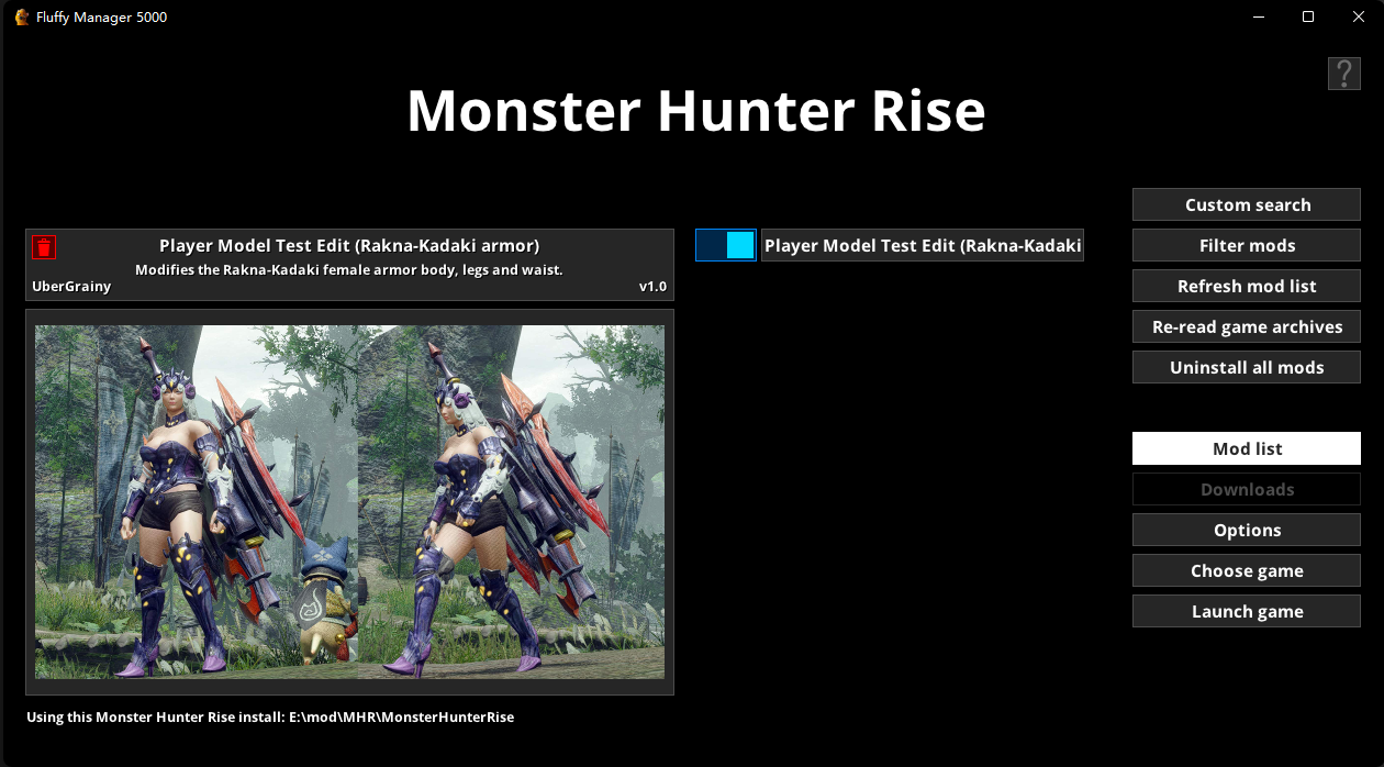 Steam Deck FLUFFY MANAGER 5000 Tutorial, Monster Hunter Rise MOD