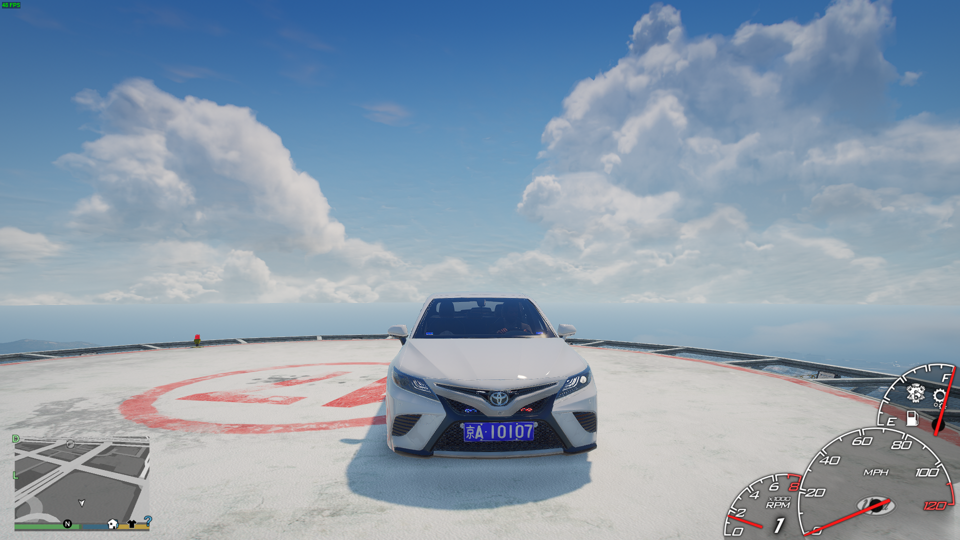 gta5丰田凯美瑞警用版替换式附原件