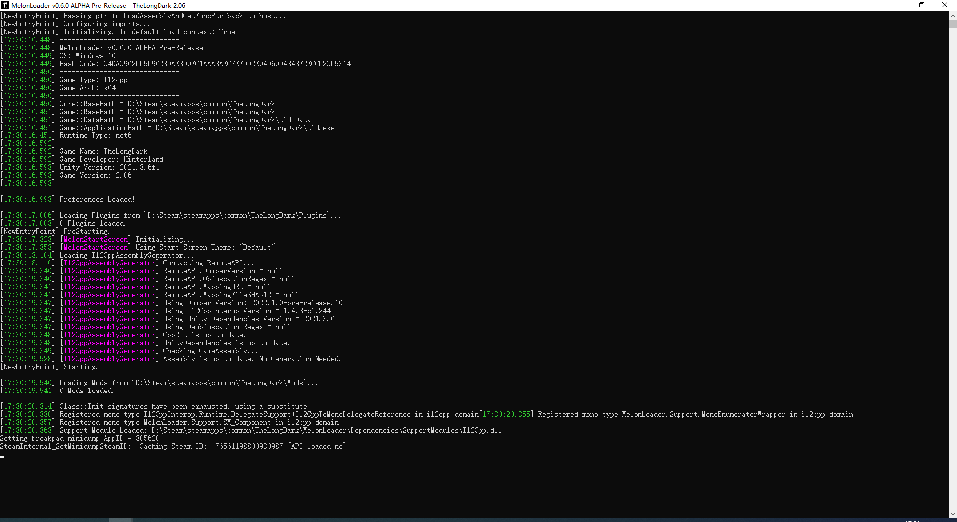 【3DM Mod站】《漫漫长夜(The Long Dark)》漫漫长夜模组加载器 MelonLoader v0.6.0 离线包 《漫漫长夜