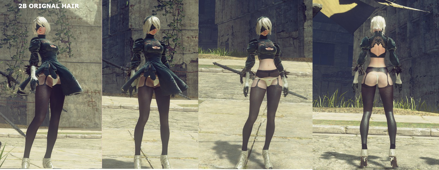 尼尔:机械纪元 服装调整 2b with stocking 截图