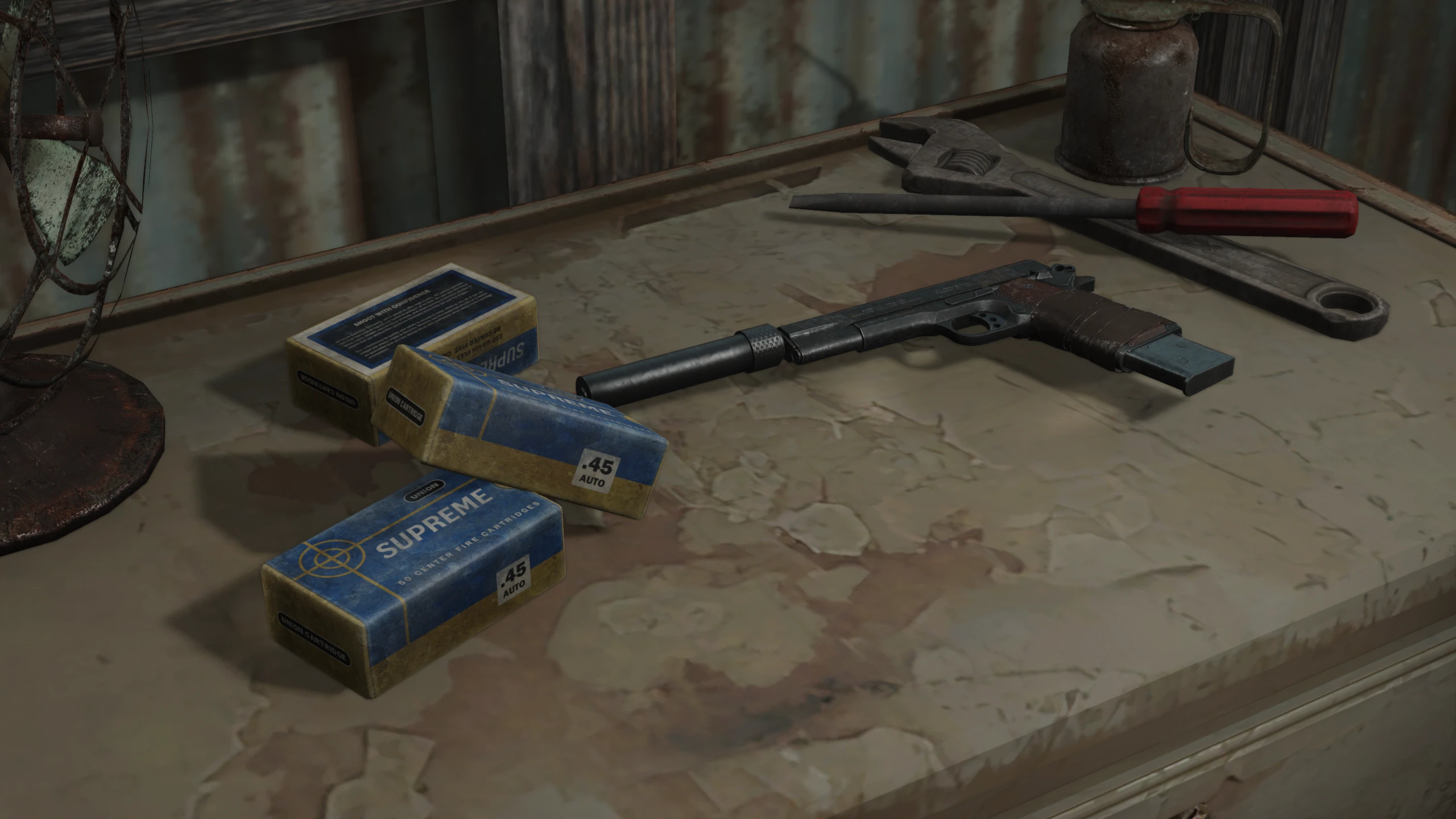 辐射4 武器装备 .45 自动手枪