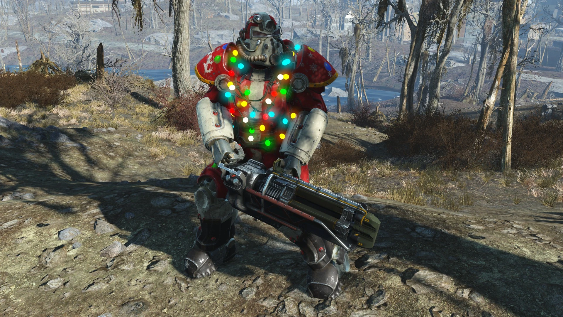 辐射4 载具装甲 北极光t-51b动力装甲 截图