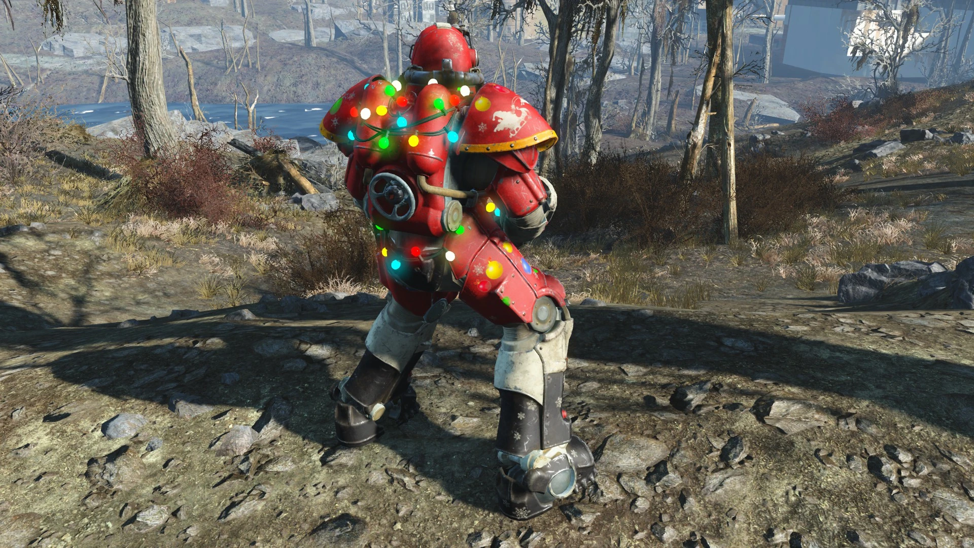 辐射4 载具装甲 北极光t-51b动力装甲 截图