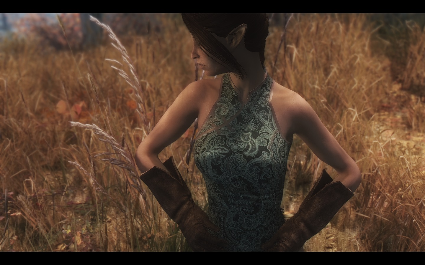 上古卷轴5天际超短旗袍中国风mod