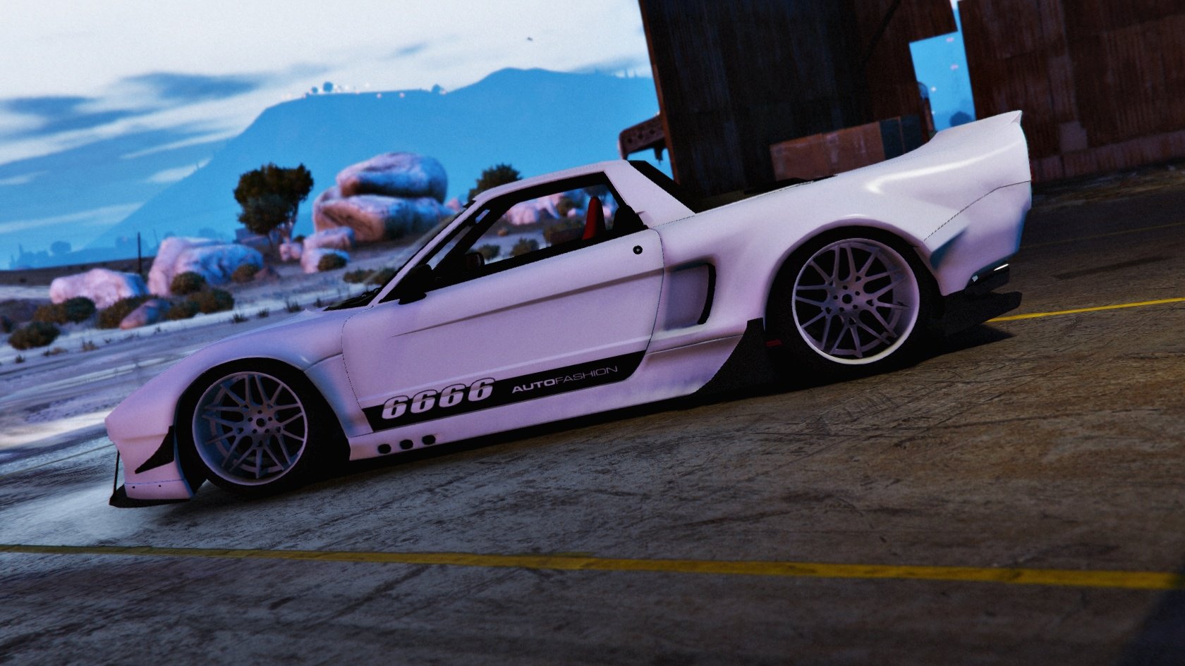 侠盗猎车手5本田nsx火箭兔modv11