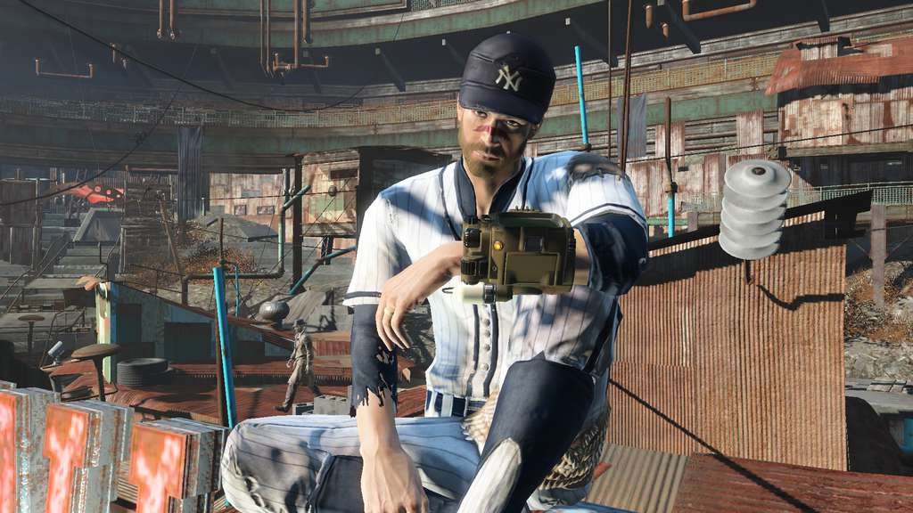 辐射4纽约洋基队主场制服和帽子mod