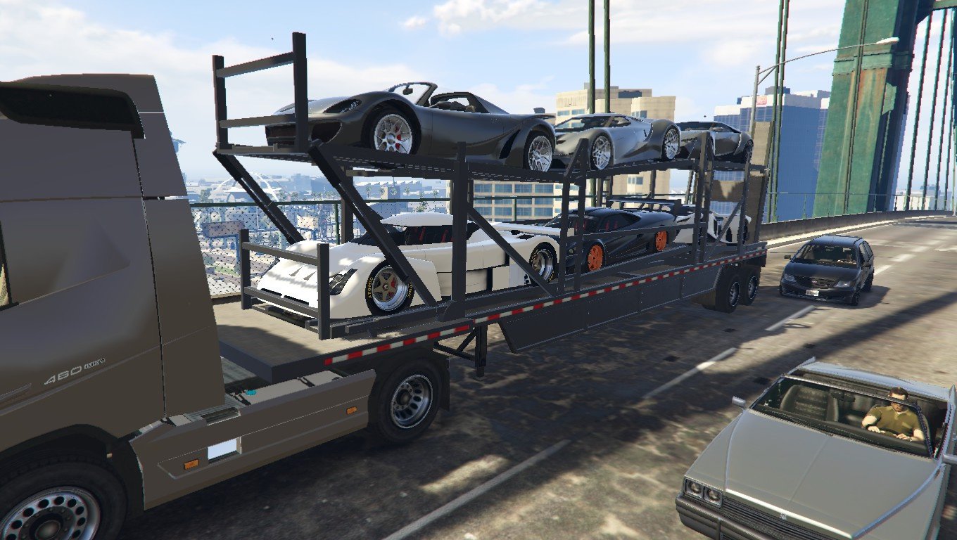 侠盗猎车手5车辆运输车mod