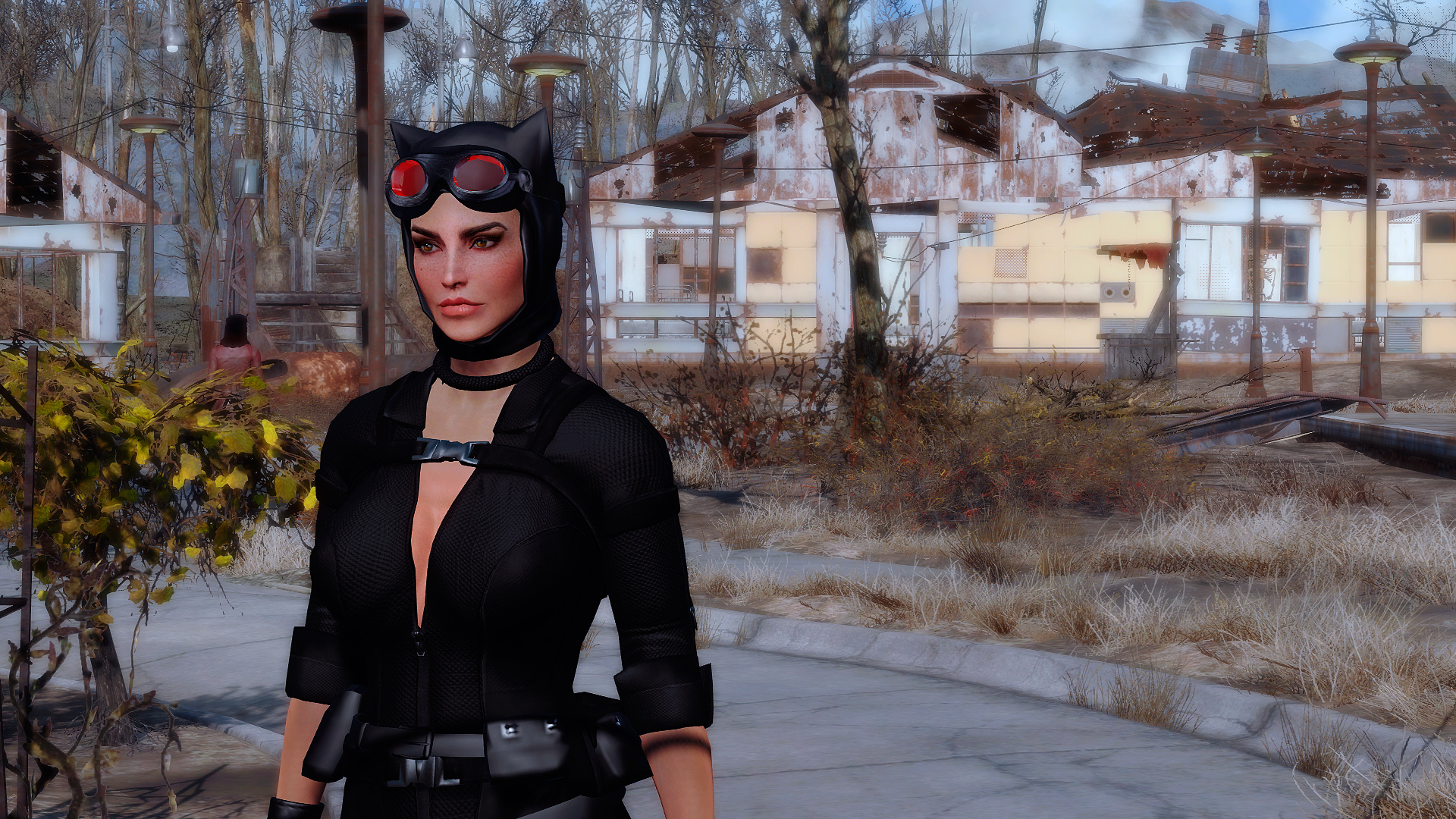 辐射4猫女外套mod