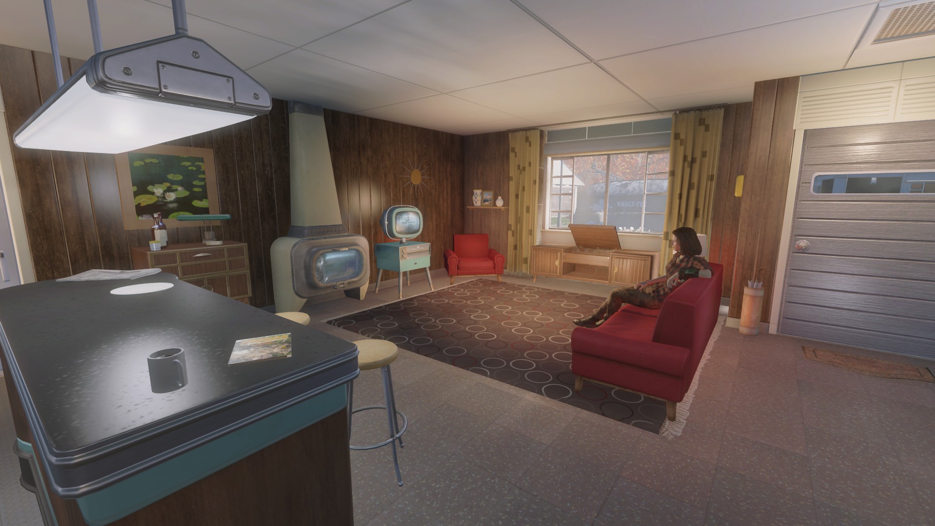 辐射4避难所房屋木质美化mod